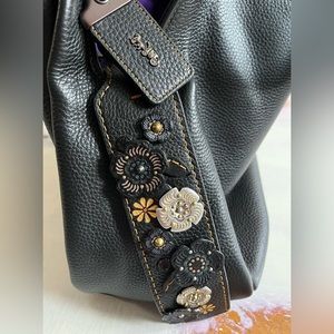 Coach Bandit Tea rose! Stunning Black with purple interior-BLOW OUT SALE Today!